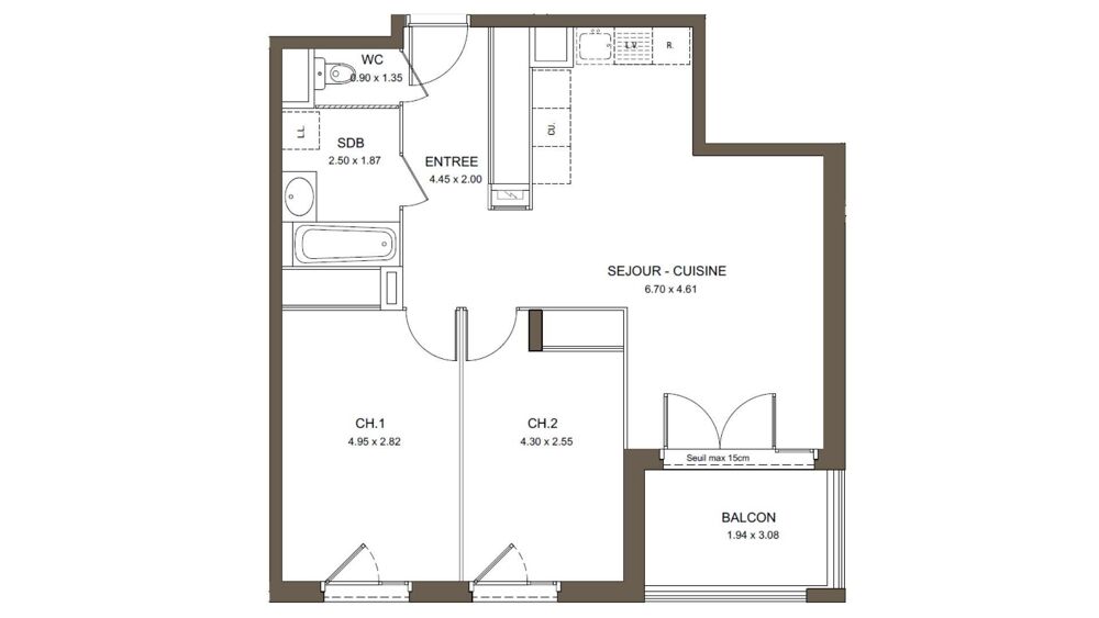 Vente Appartement Vente Appartement 3 pièces Vénissieux