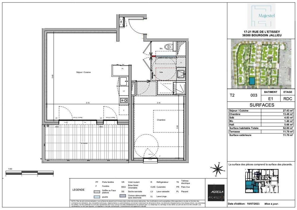 Vente Appartement Vente Appartement 2 pièces Bourgoin-jallieu