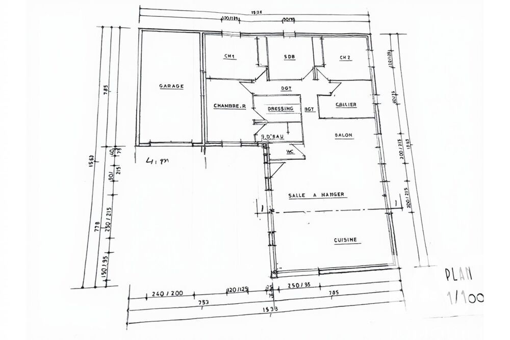 Vente Terrain Vente Terrain à bâtir 689 m&sup2; Villegly