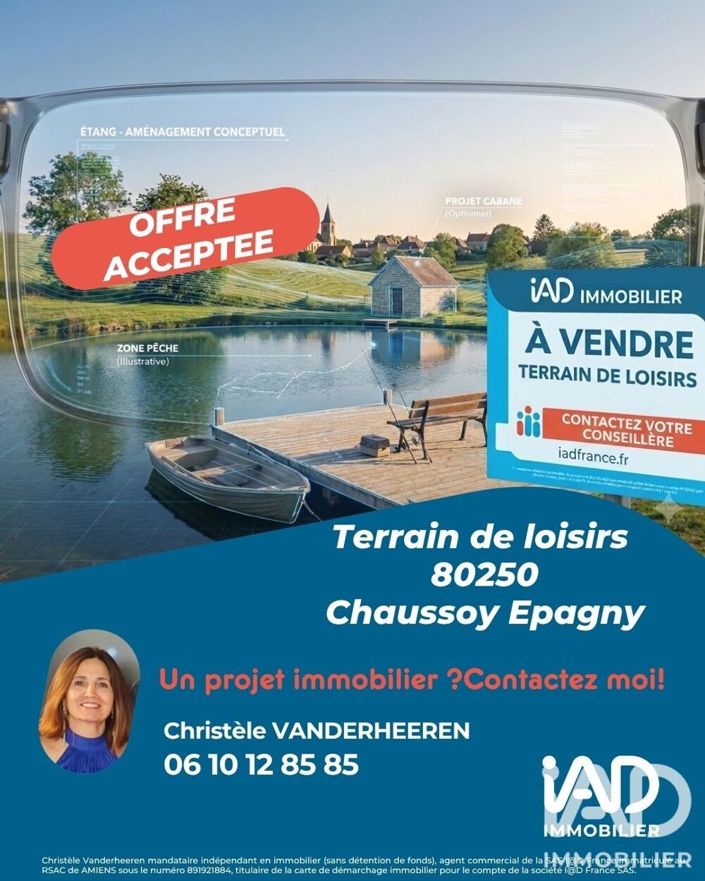 Vente Terrain Vente Terrain 2 500 m&sup2; Chaussoy epagny