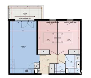  Appartement à vendre 3 pièces 62 m²