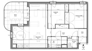  Appartement à vendre 3 pièces 67 m²