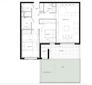  Appartement à vendre 3 pièces 71 m²