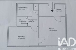  Appartement à vendre 2 pièces 32 m²