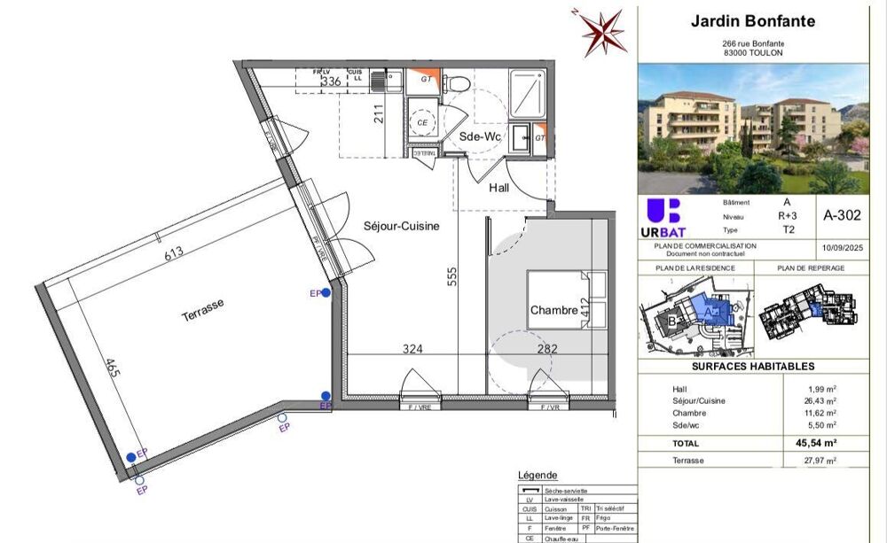Vente Appartement 2 pièces