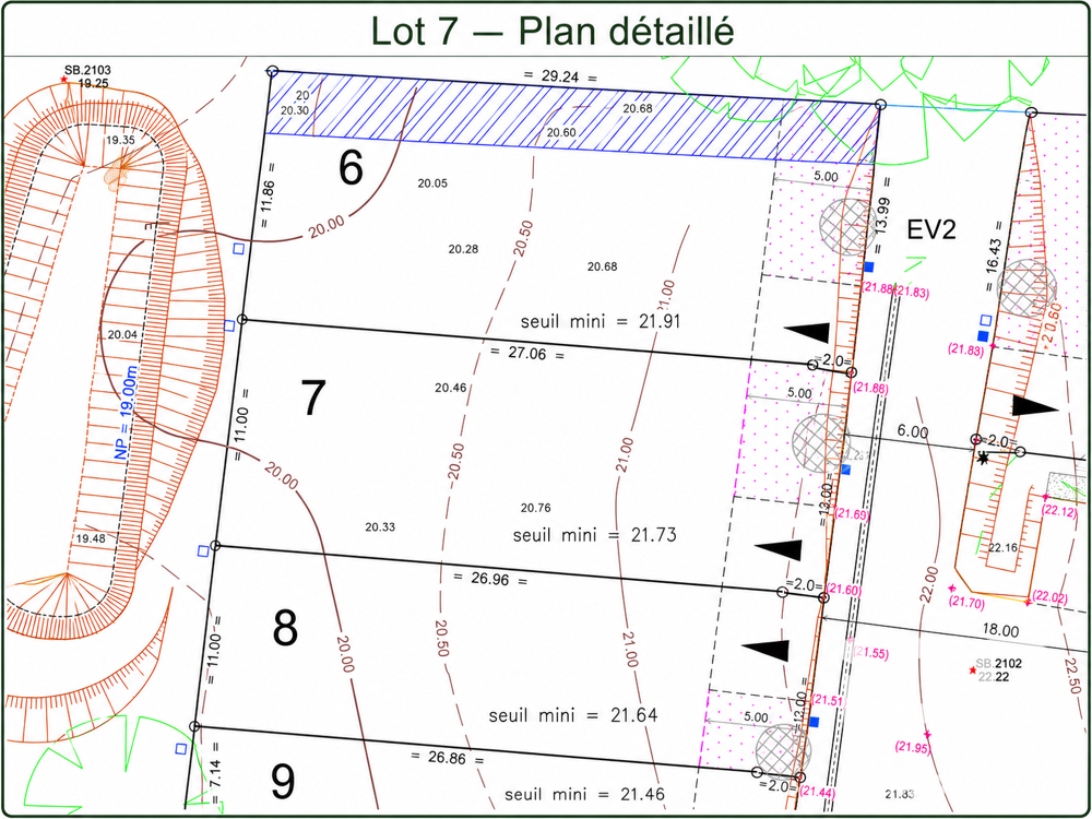 Vente Terrain Vente Terrain 319 m&sup2; Challans