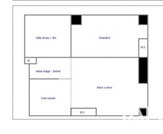  Appartement à louer 2 pièces 37 m²