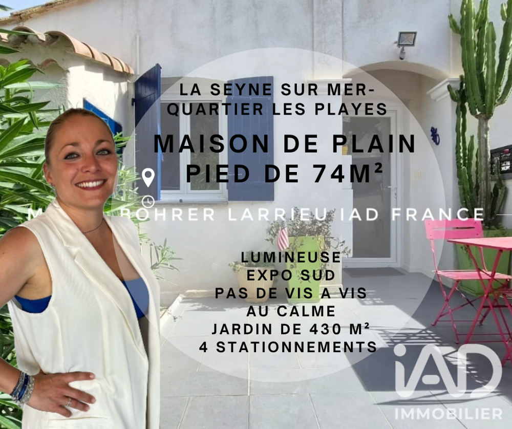 Vente Maison Vente Maison/villa 3 pièces La seyne-sur-mer