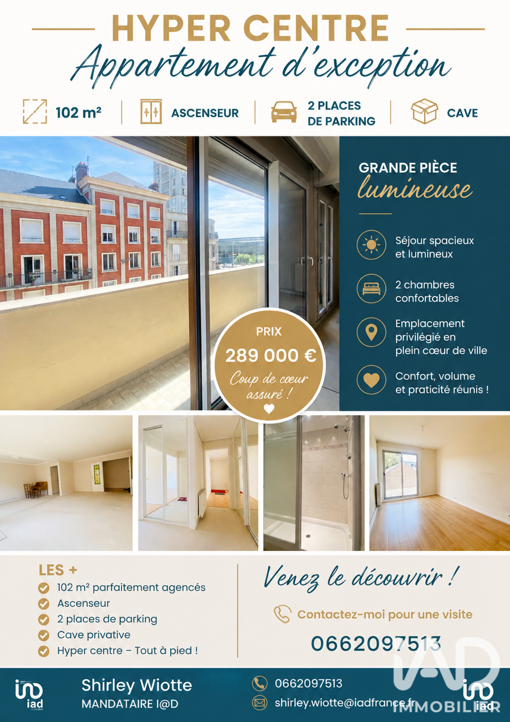 Vente Appartement 3 pièces
