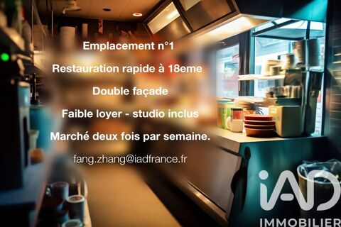 Vente Restauration rapide 64 m&sup2; 135000 75018 Paris
