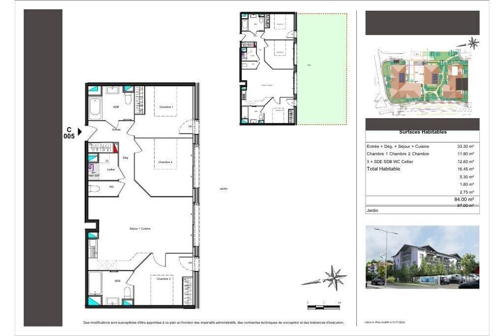 Vente Appartement 4 pièces