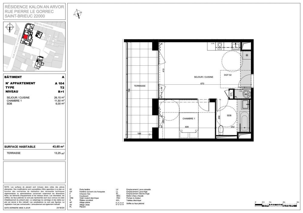Vente Appartement 2 pièces