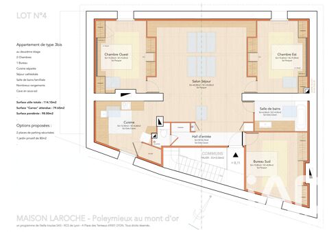   Vente Appartement Appartement - 3 pi�ce(s) - 79 m�