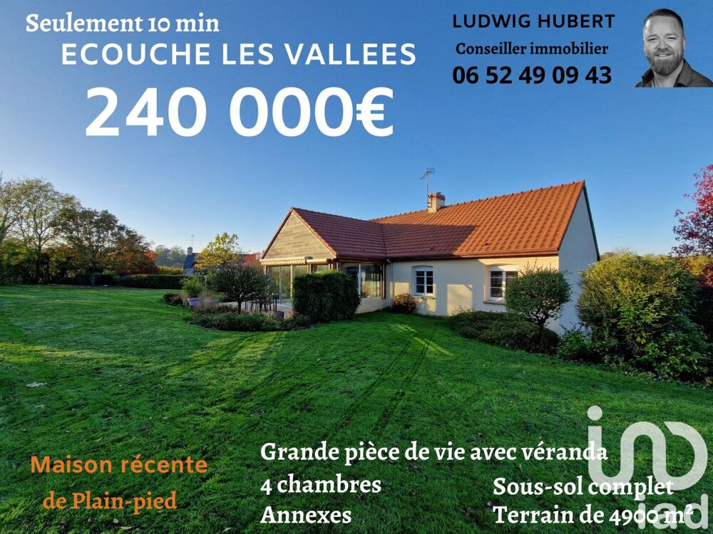 vente Maison - 5 pièce(s) - 130 m² Écouché (61150)
