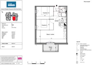  Appartement à vendre 3 pièces 59 m²