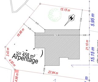  Terrain à vendre 458 m²