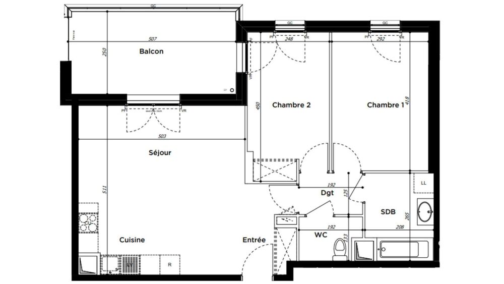 Vente Appartement 3 pièces