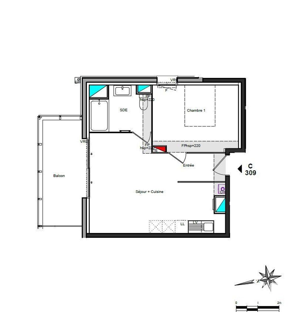 Vente Appartement 2 pièces