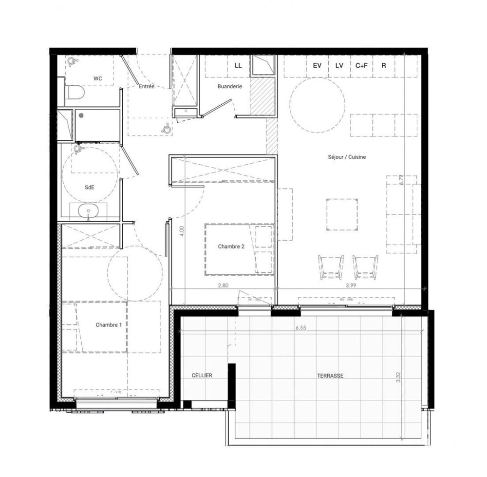 Vente Appartement 3 pièces