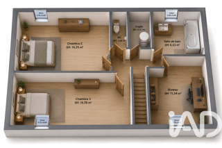  Maison à vendre 5 pièces 138 m²