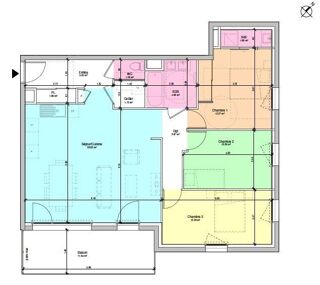  Appartement à vendre 4 pièces 88 m²