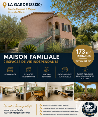 Maison à vendre 7 pièces 173 m²