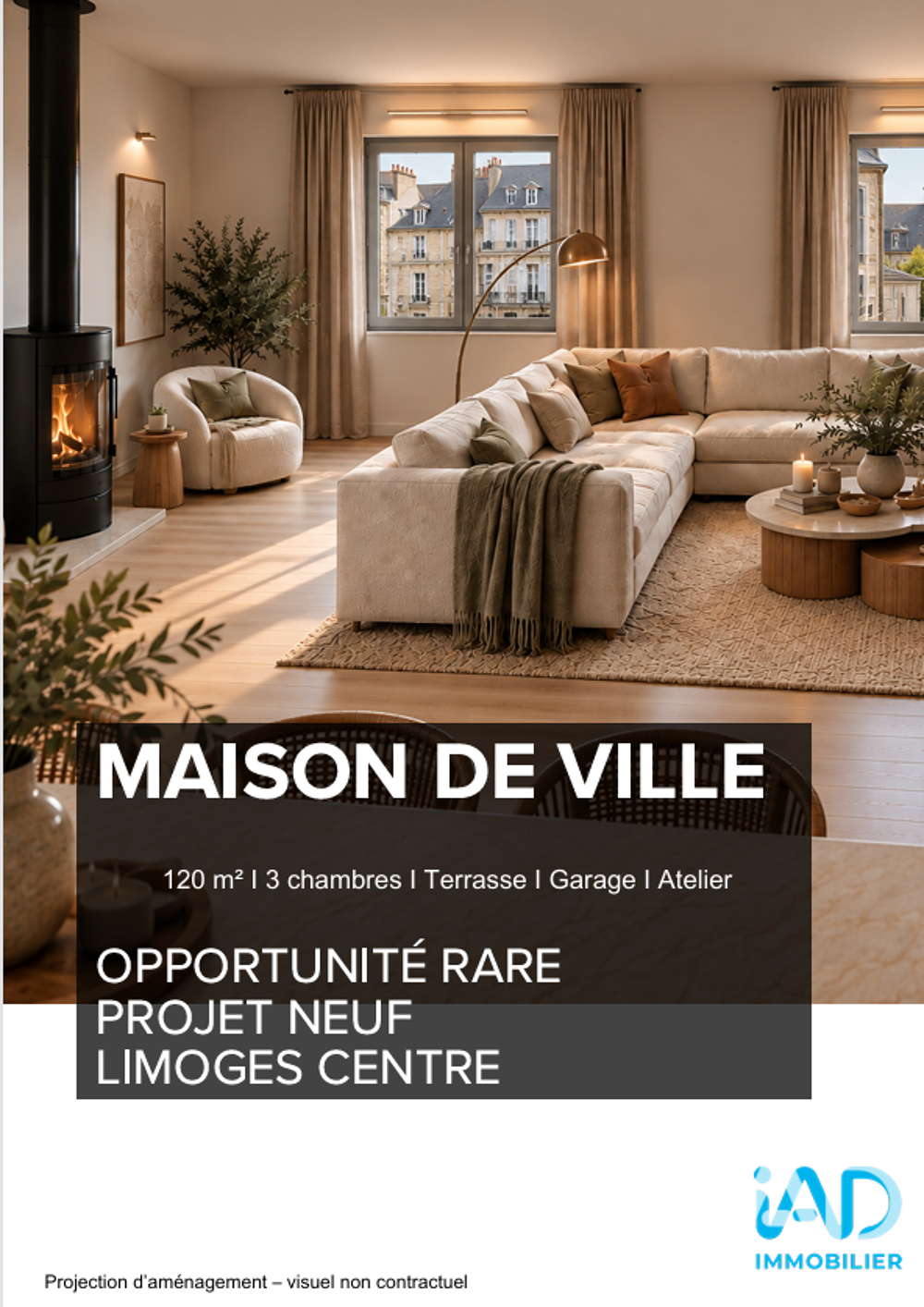 Vente Maison de ville 4 pièces