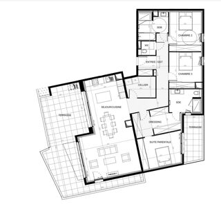  Appartement à vendre 4 pièces 140 m²