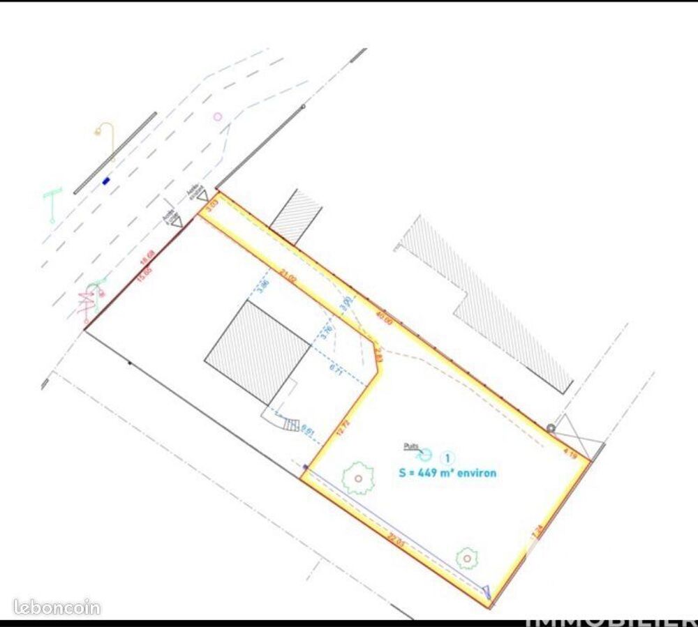 Vente Terrain Vente Terrain 449 m&sup2; Saint-michel-chef-chef