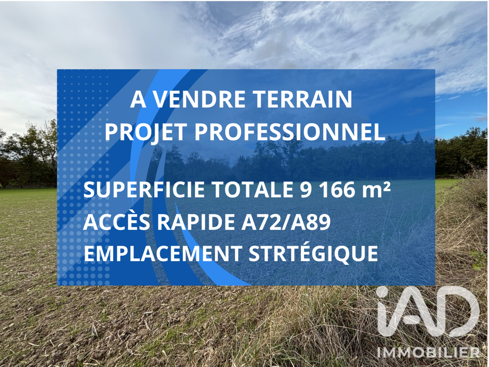 Vente Terrain Vente Terrain à bâtir 9 166 m&sup2; Chambéon