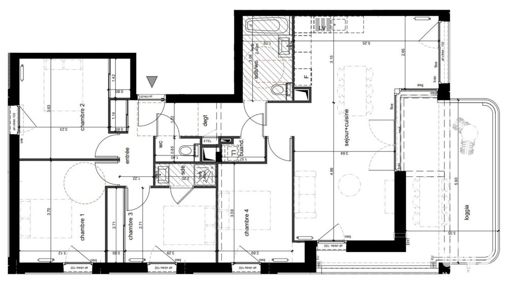 Vente Appartement 5 pièces
