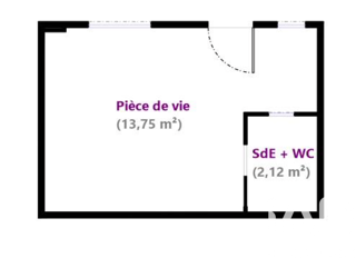  Appartement � vendre 1 pi�ce 16 m�