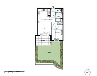  Appartement à vendre 2 pièces 46 m²