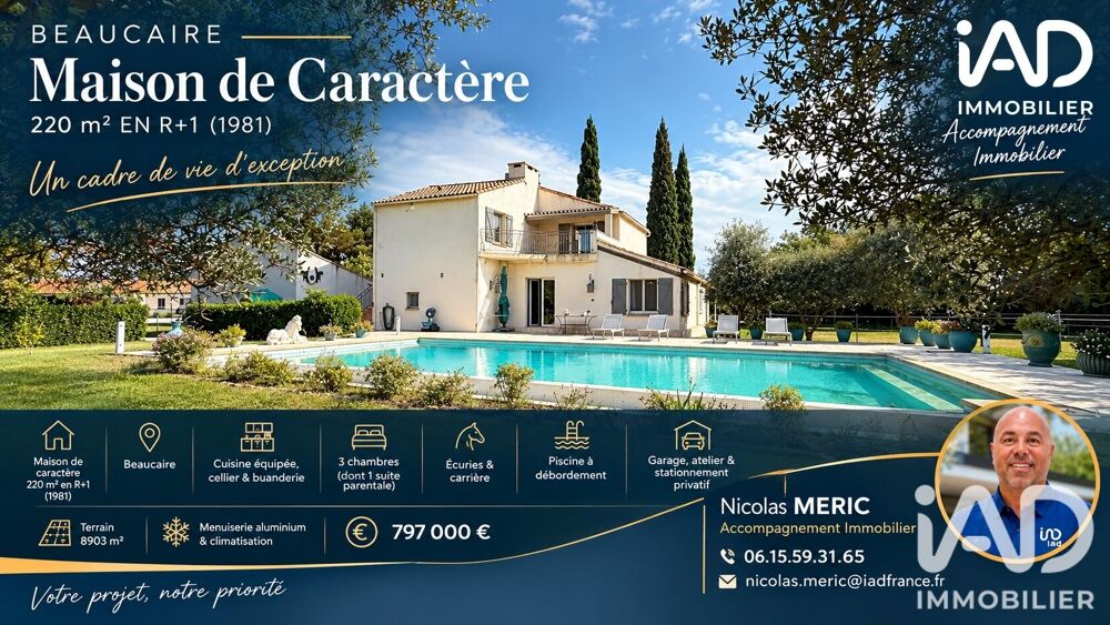 Vente Maison Vente Mas 6 pièces Beaucaire