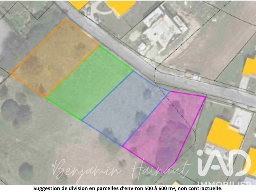 Vente Terrain Vente Terrain à bâtir 550 m&sup2; Saint-brice