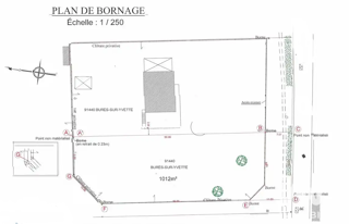 Vente Terrain Vente Terrain à bâtir 1 012 m&sup2; Bures-sur-yvette