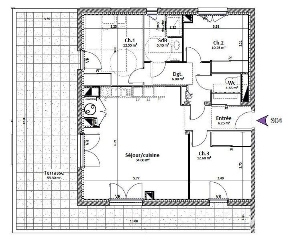 Vente Appartement 4 pièces