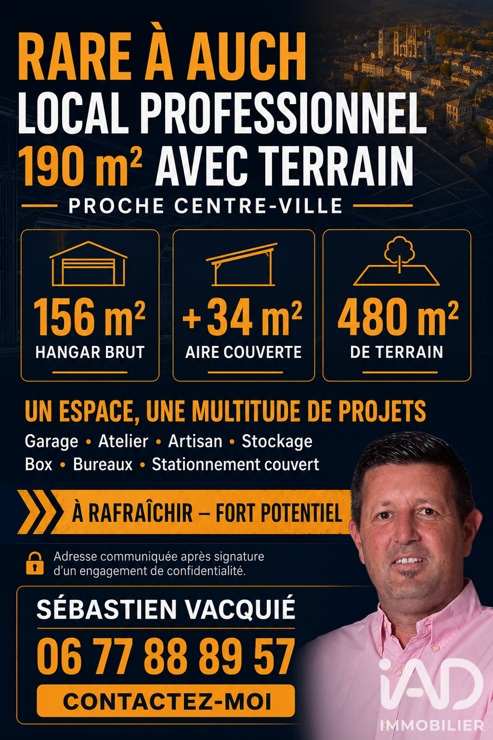   Vente Boutique/Local commercial 159 m&sup2; 