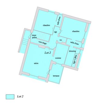  Appartement à vendre 3 pièces 73 m²