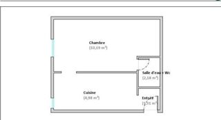  Appartement � vendre 1 pi�ce 18 m�
