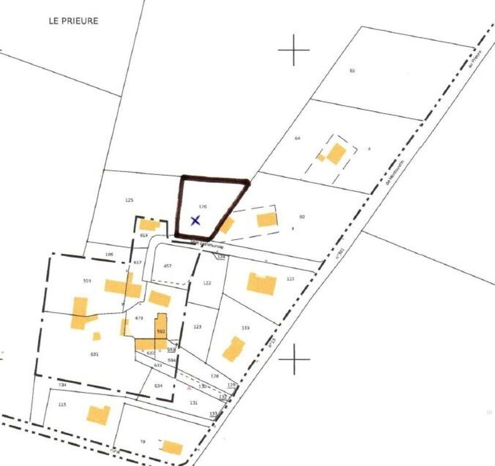 Vente Terrain Vente Terrain à bâtir 1 294 m&sup2; Tauxigny saint bauld