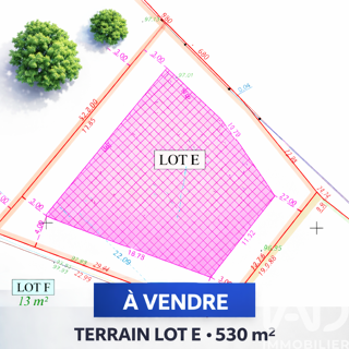  Terrain à vendre 530 m²