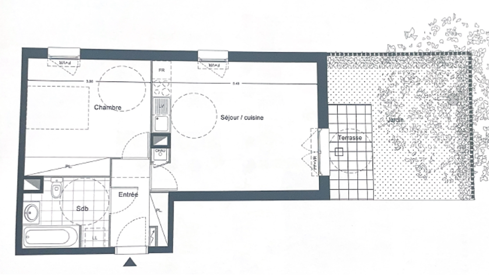 Location Appartement 2 pièces