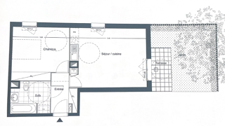  Appartement à louer 2 pièces 47 m²