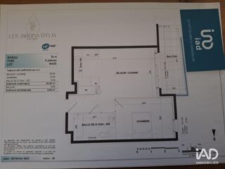  Appartement à vendre 2 pièces 43 m²