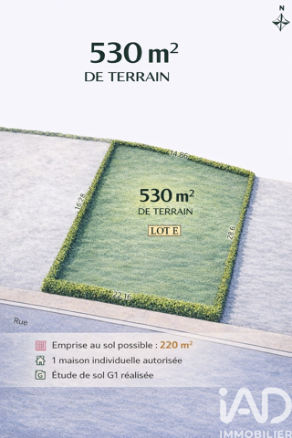  Terrain à vendre 530 m²