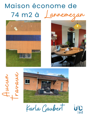 Maison à vendre 3 pièces 74 m²