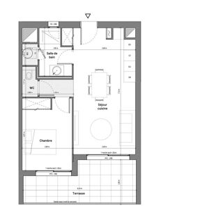  Appartement à vendre 2 pièces 45 m²
