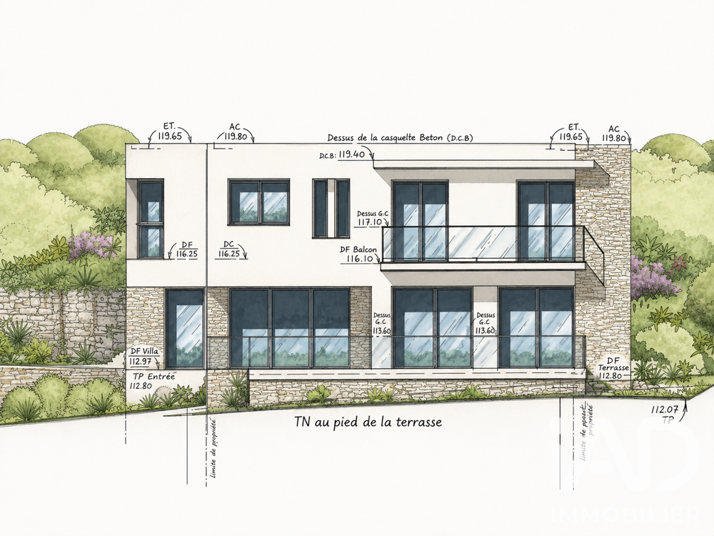 Vente Terrain Vente Terrain à bâtir 864 m&sup2; Le cannet