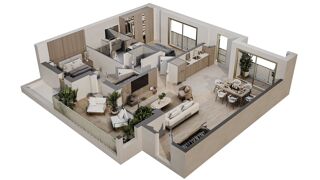  Appartement à vendre 3 pièces 77 m²